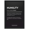 Humility Definition Framed Poster