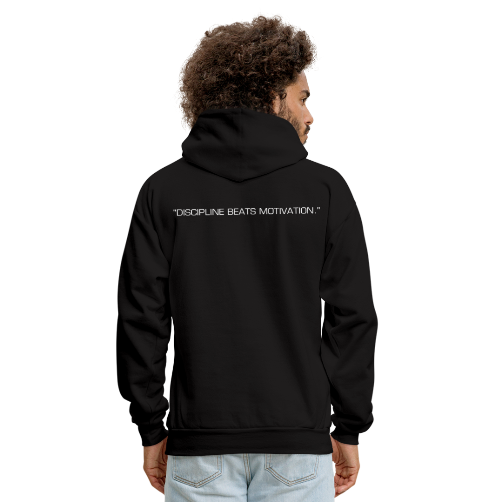 Men's Motivational Hoodie Hoodie - black