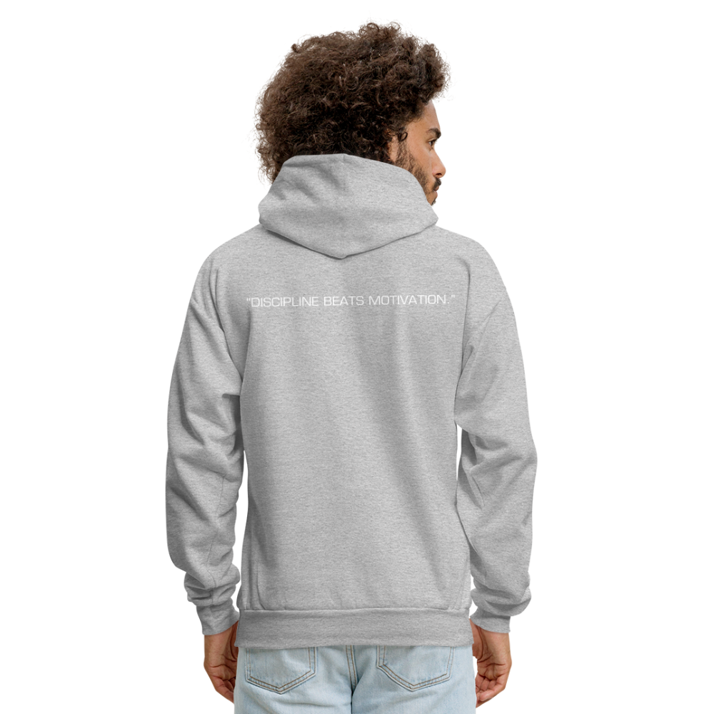 Men's Motivational Hoodie Hoodie - heather gray