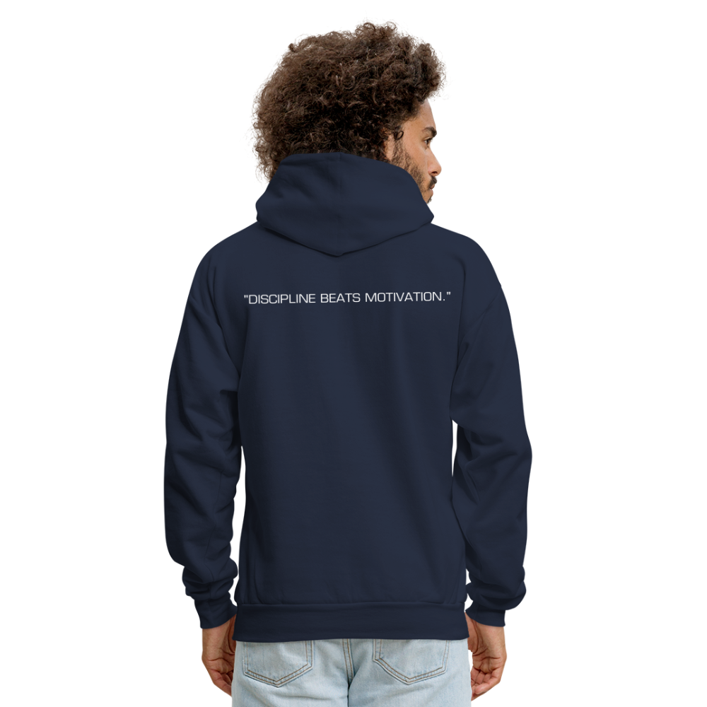 Men's Motivational Hoodie Hoodie - navy