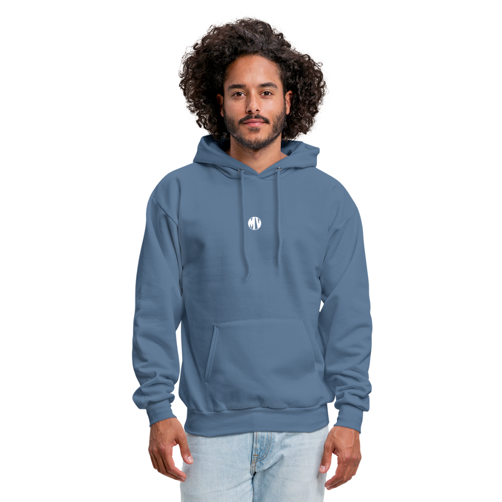 Men's Motivational Hoodie Hoodie - denim blue