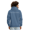 Men's Motivational Hoodie Hoodie - denim blue