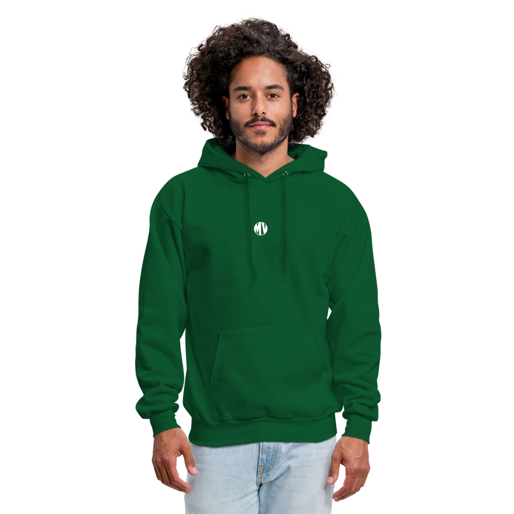 Men's Motivational Hoodie Hoodie - forest green