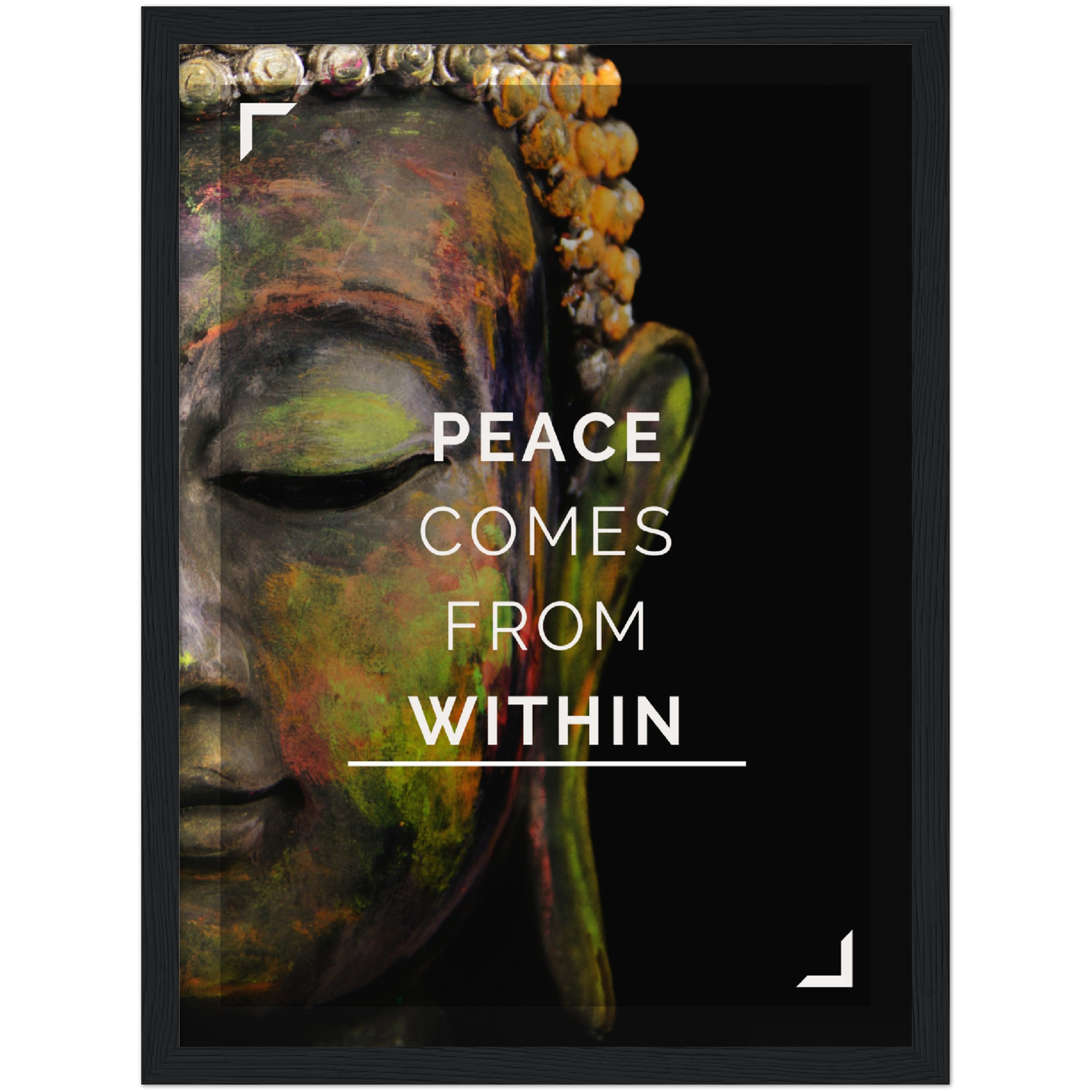 Peace Comes From Within Framed Poster