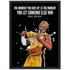 Kobe Bryant Paint Splash Icon Poster