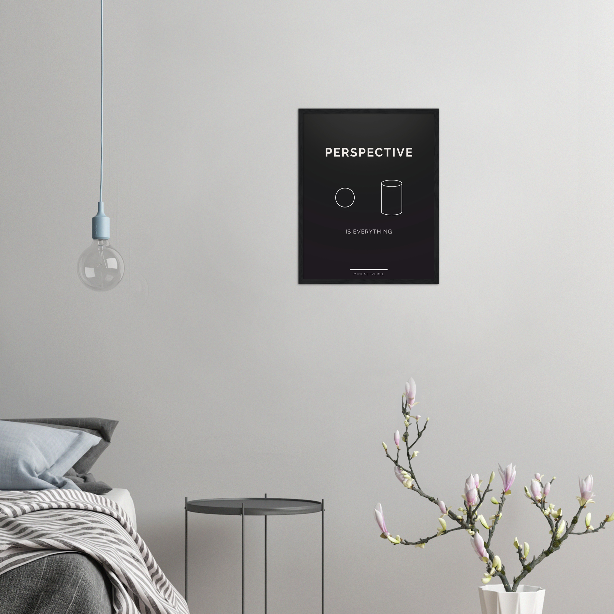 Perspective is Everything Framed Poster