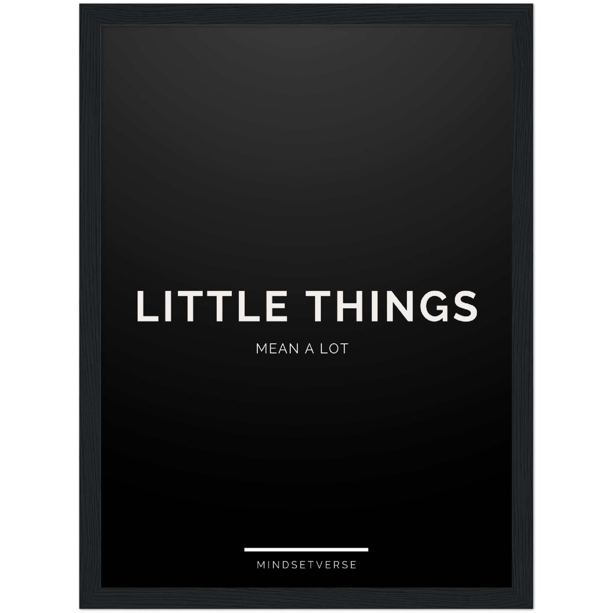 Little Things Framed Poster