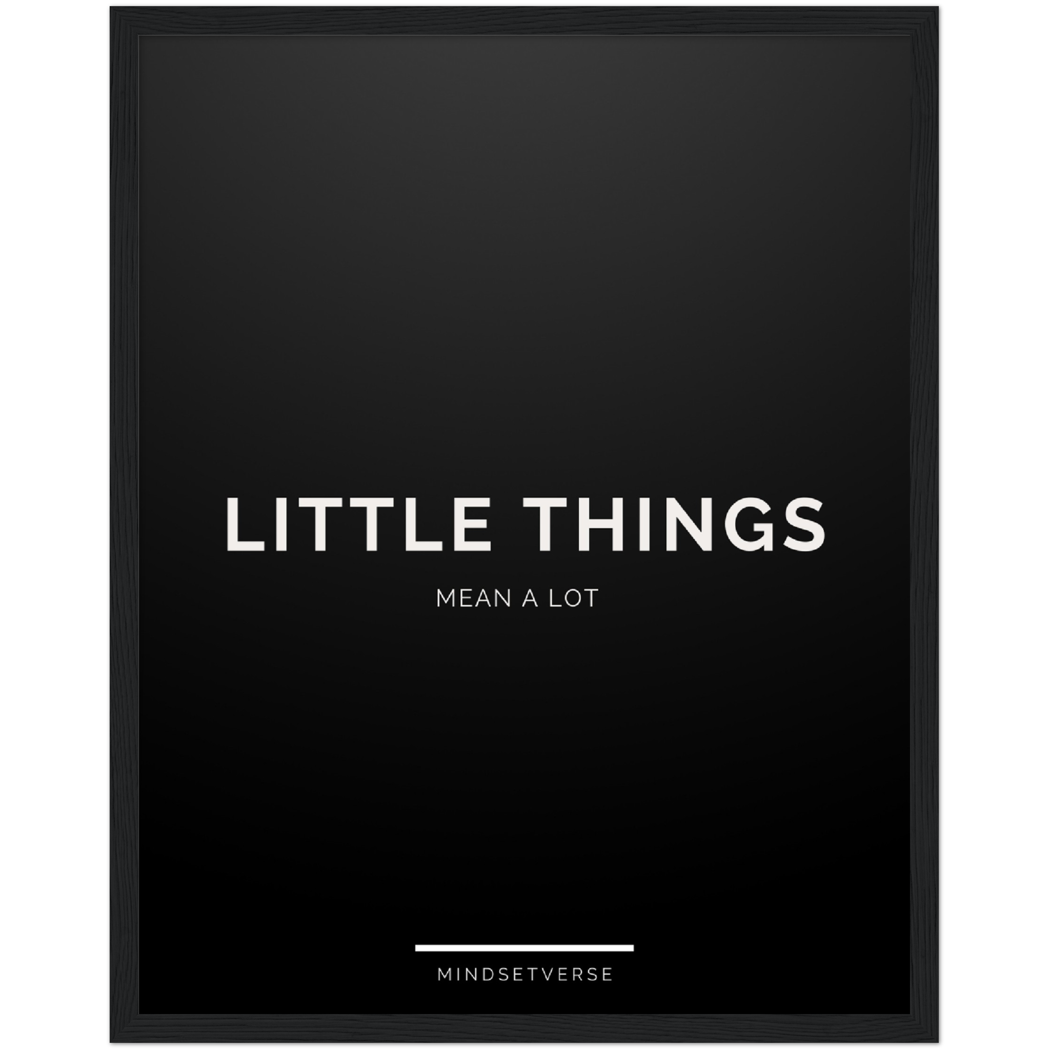 Little Things Framed Poster