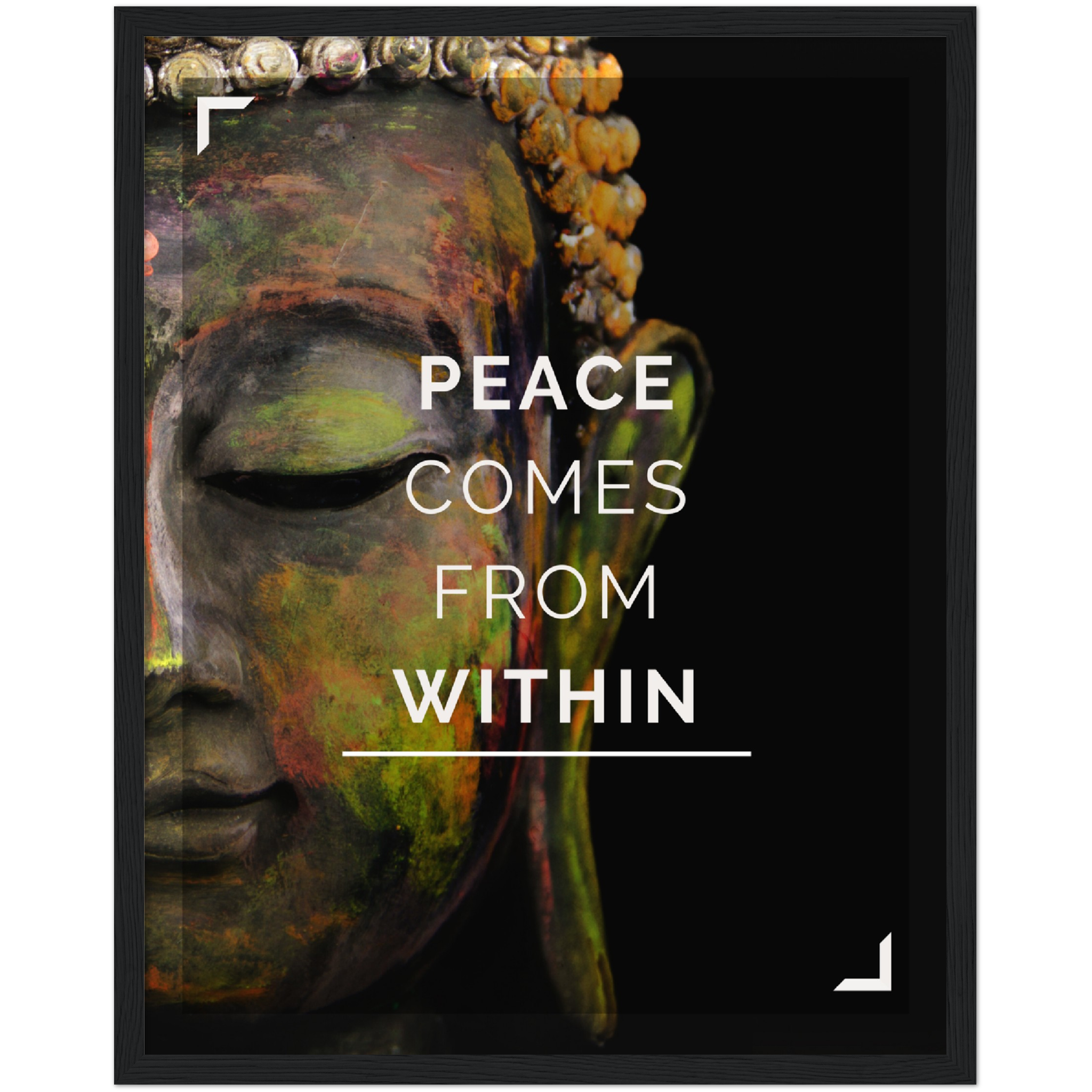 Peace Comes From Within Framed Poster