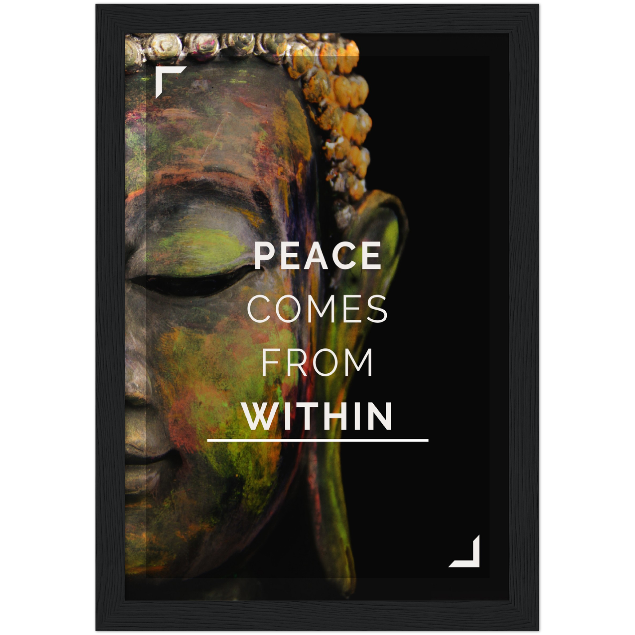 Peace Comes From Within Framed Poster