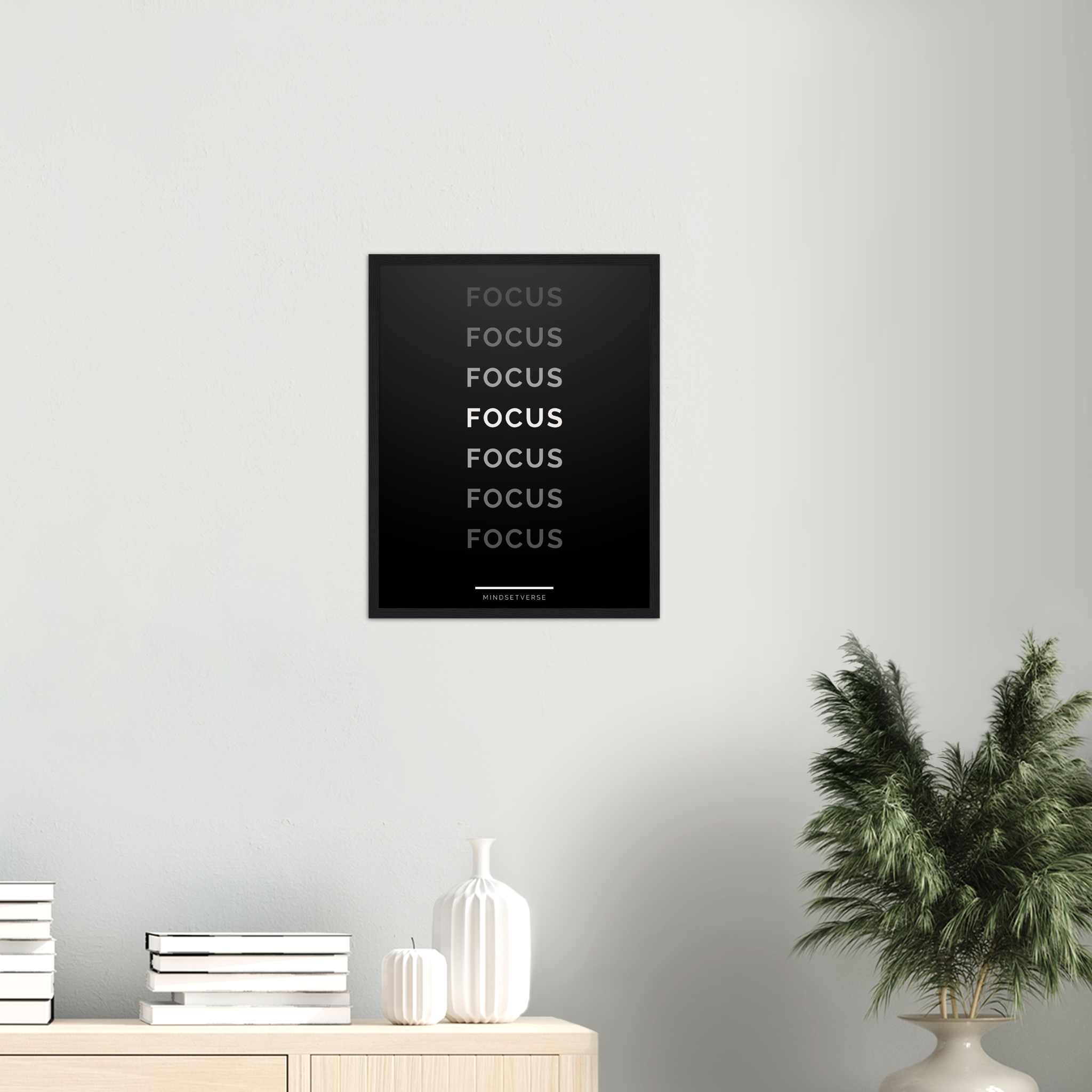 Focus Framed Poster