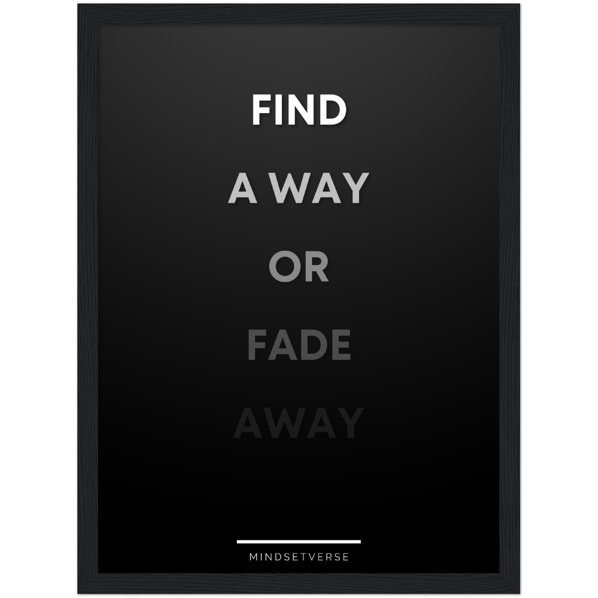 Find a Way Framed Poster