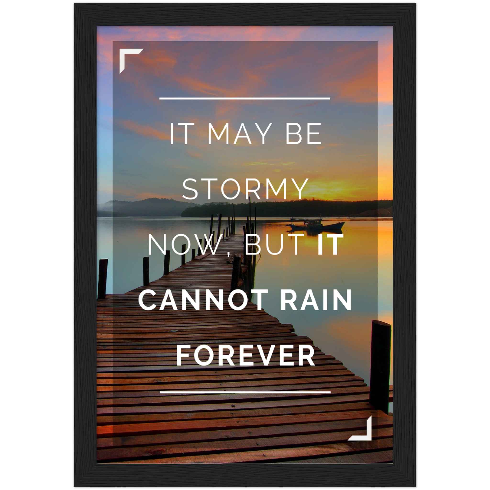 It Cannot Rain Forever Framed Poster