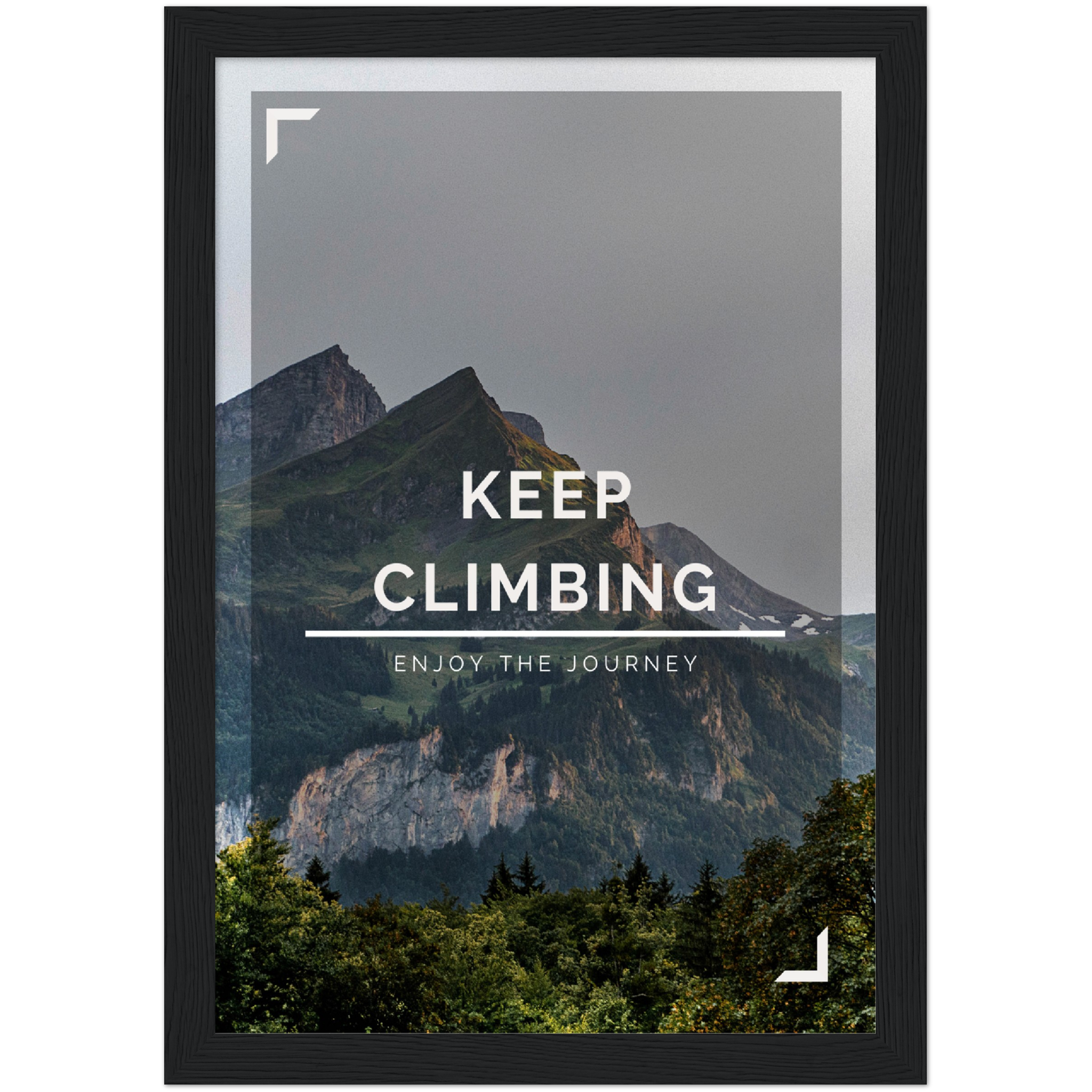 Keep Climbing Framed Poster